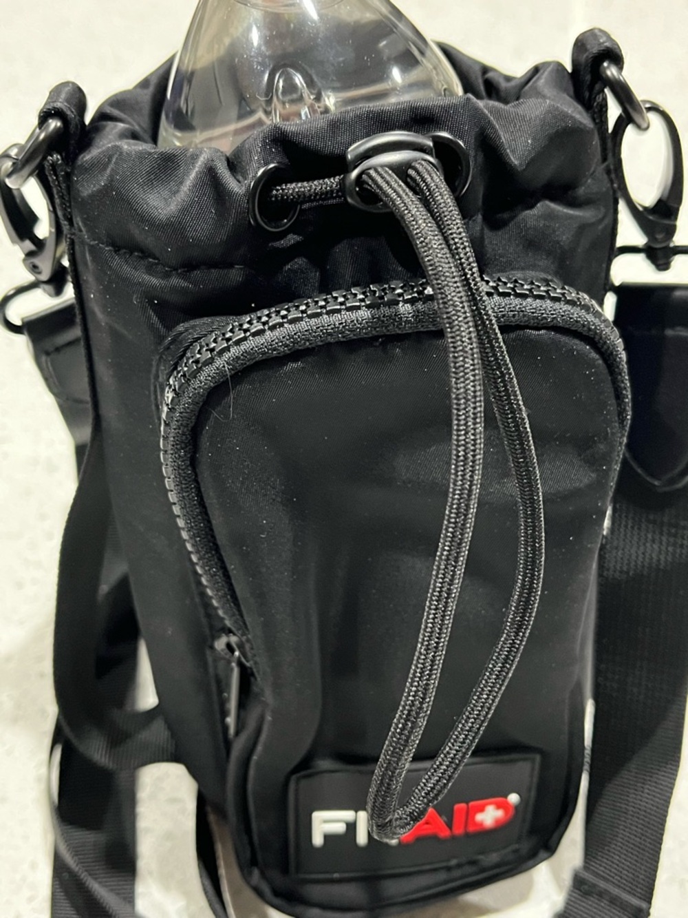 FitAid Insulated Adjustable Strap Water Bottle Carrier Bag - Picture 7 of 10